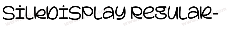 SilkDisplay Regular字体转换